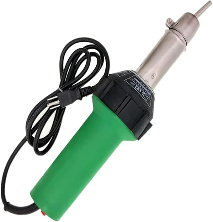 1600W Hot Air Plastic Welder Welding Gun Plastic Repair Welder Kit, 4 Flat Welding Nozzles, Various Welding Flooring Accessories Floor Tool Set