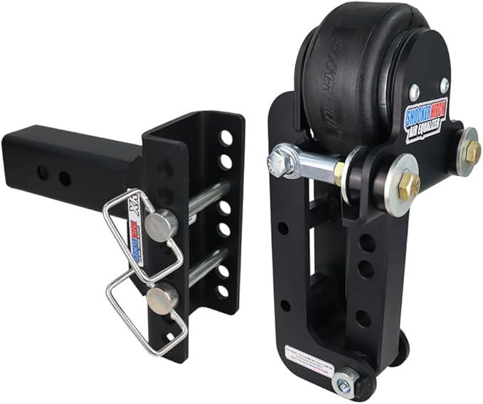 Shocker Air Equalizer for Weight Distribution Hitch, Fits 2-1/2" Hitch 5" Rise 2" Drop