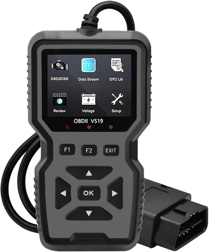 OBD2 Scanner Diagnostic Tool - Check Engine Light Code Reader, Reset Function, Data Stream, I/M Readiness, Full Features, Modes 6 & 8, for All 1996+ Vehicles