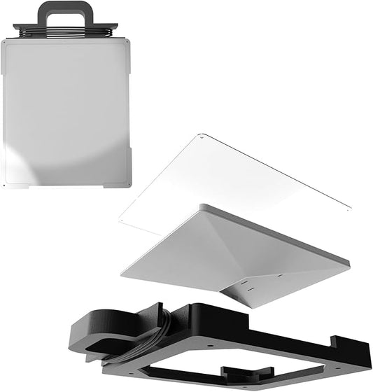 Starlink Mini Mount, Universal All-in-One Hardtop Antenna Holder with Handle & Cable Management for RV Van Boat UTV, Upgradable M8 Port for Magnetic Base, UV Resistant Bracket Kit (Mount Only)