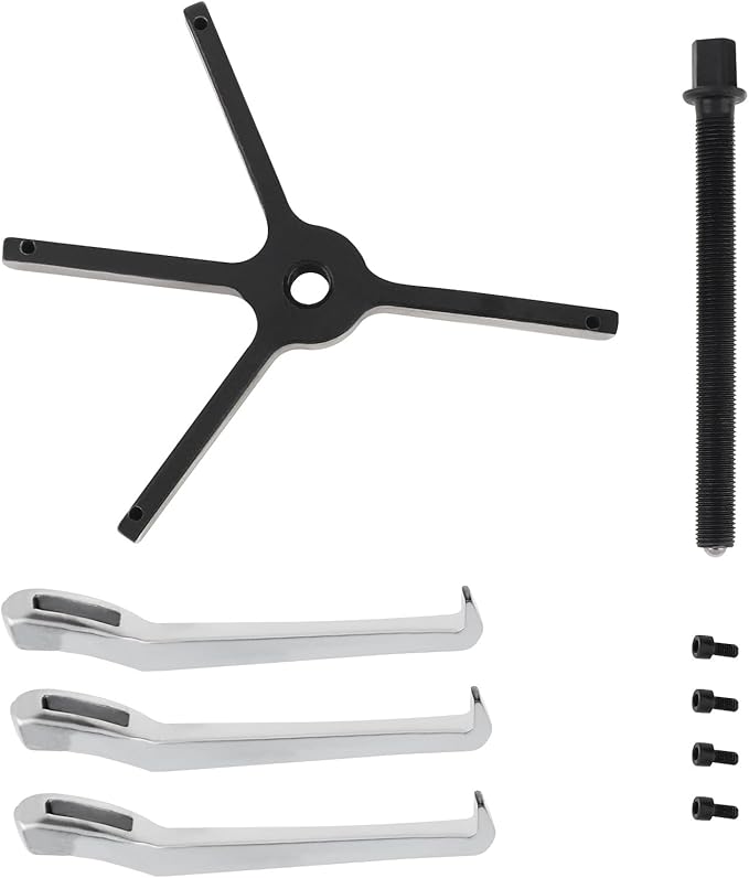 ChgImposs 8" 2 Jaw 3 Jaw Gear Puller, Adjustable Bearing Puller, Reversible Removal Tool for Internal External Pulling, Puller Tool for Removal of Pulleys Flywheels Bearings Gears