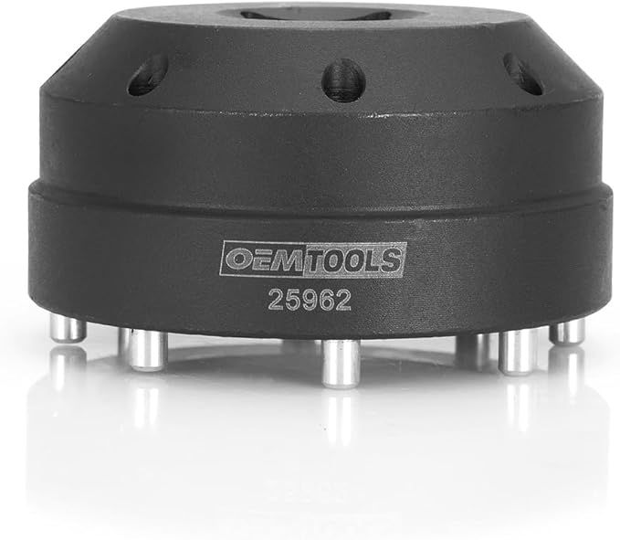 OEMTOOLS 25962 Toyota 8 Pin Hub Locknut Socket, Removes and Installs Locknuts on Tacoma, 4Runner, Sequoia, and Tundra 2WD, 3/4 Inch Drive, Solid Pin Design, Prevents Locknut Damage