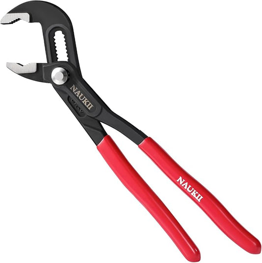 10inch Groove Joint Pliers ‌High Quality‌ Water Pump Plier for Home Repair‌ Comfortable Grip Tongue and Groove Pliers Motorbike Repair Adjustable Pliers