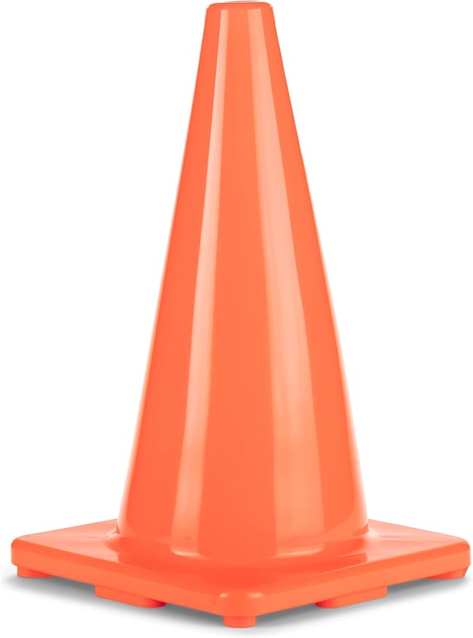 Champion Sports Hi Visibility Flexible Vinyl Cones