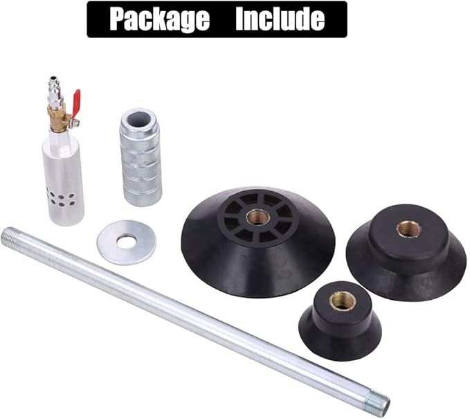 YYCKE Upgraded Car Dent Air Pneumatic Dent Puller Car Auto Body Repair 3PCS Suction Cup Slide Hammer Tool Kit Hammer Tools Hand Tool