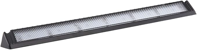 Raycharm 22.4" RV Exterior LED Porch Lighting Fixture, 40° Down Angle Flood Beam, 6000K Cool-White, 12V/24V DC, High Lumen Output Low Current Draw, Aluminum Housing Black Finish, 1-Pack