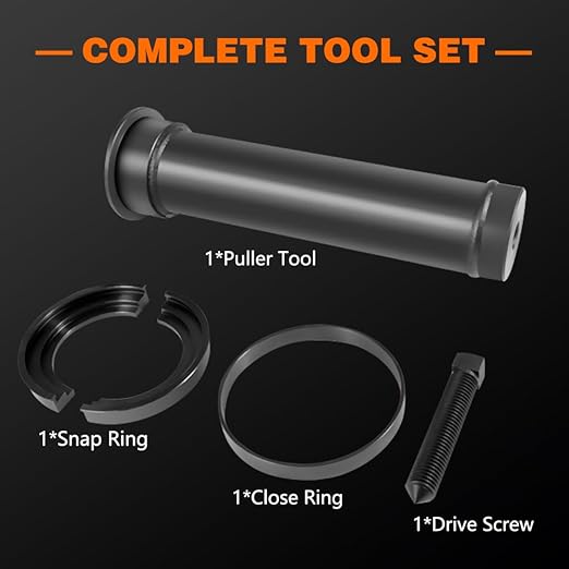 Input Shaft Bearing Puller Tool Kit FIT Eaton Fuller 1-3/4" & 2" Shafts – NOT for RT600/6600 Series – Transmission Input Bearing Removal Tool