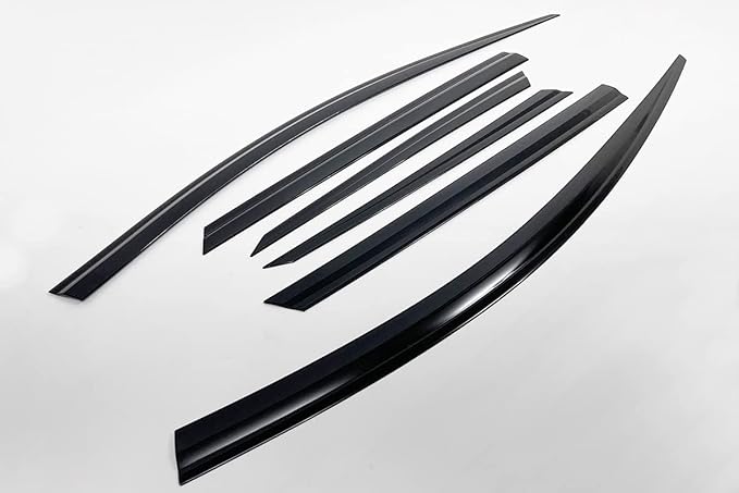 AUTOCLOVER Smoke Black Tinted Side Window Wind Deflectors 6p Compatible with 2023 All New Sportage, E260