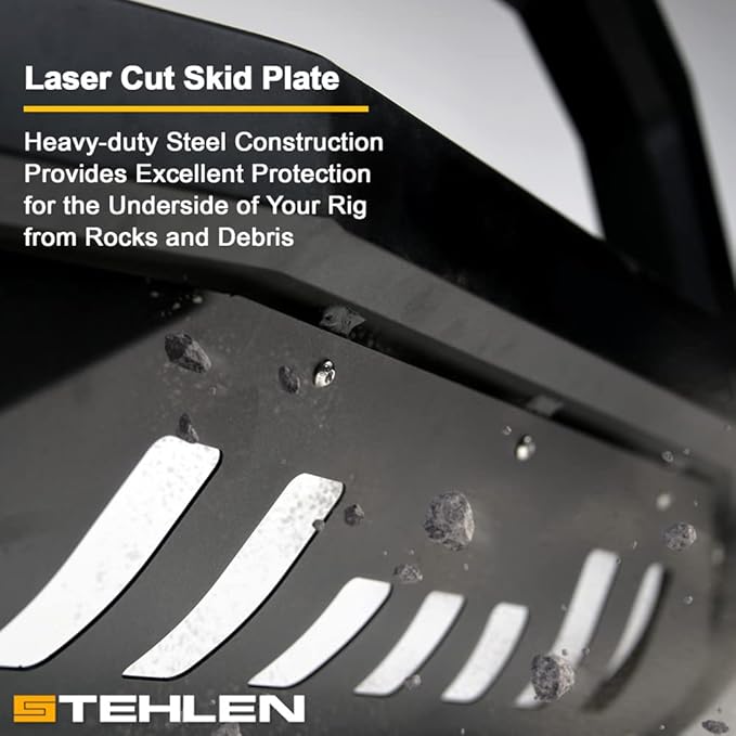 Stehlen 714937183438 Compatible with 2011-2016 Ford F250 / F350 / F450 / F550 Superduty Advance Series Bull Bar - Matte Black