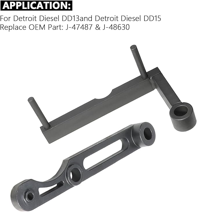 DPTOOL Engine Camshaft Timing Tool Kit Compatible with Detroit Diesel DD13 DD15 DD16 Engine TDC Locating Pin Brake Adjustment Tool Barring Tool Fuel Line Socket Replace W47058090900 W470589104000