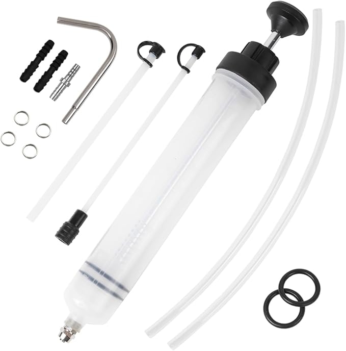 Fluid Extractor, Automotive Fluid Extractor Pump Manual Fuel Suction & Filler, Efficient Oil Extractor Pump for Fluid Extraction (500CC