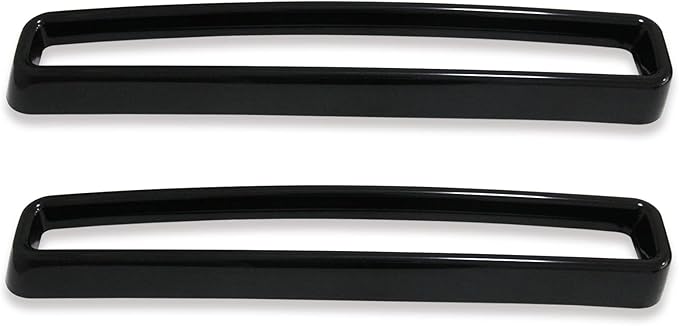 MSCRP ABS Front Grille Inserts for 2015-2020 Dodge Challenger (black)