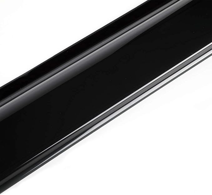 Side Window Wind Deflector,4pcs Out-Channel Tape On Dark Smoke Nice Rain Guards Set, Window Visor fit for 1993-1997 Toyota Corolla Sedan 94022