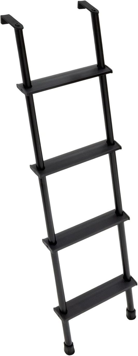 RecPro RV Bunk Ladder 52" | Black or Silver Color Options | Mounting Brackets Included | Aluminum | Made in USA (Black)