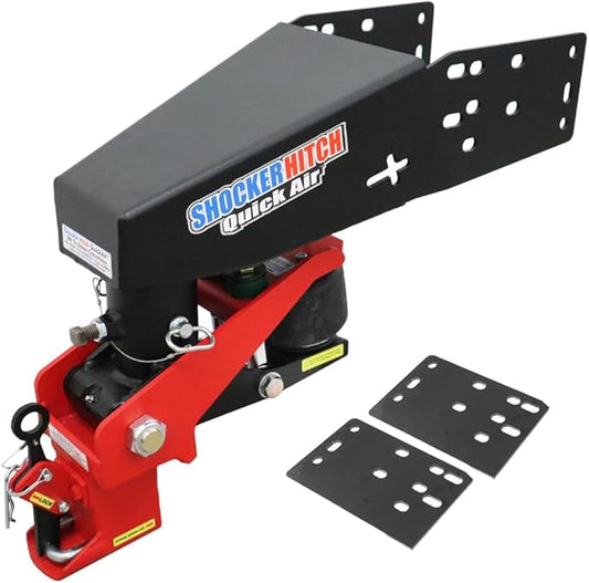 Shocker Quick Air® 5th Wheel to Gooseneck Air Hitch & Shift Lock Coupler Conversion Kit, Fits Lippert 1716 1116 0115 FabEx500 503 520 530 560-24,000 lbs GTW