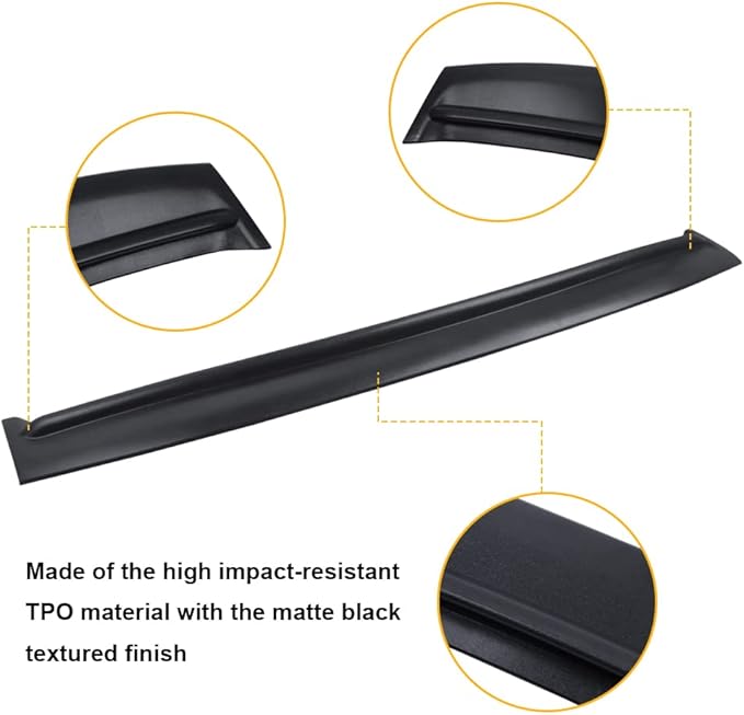 Hood Deflector Hood Protector Fit for Ford Bronco 4-Door & 2-Door 2021 2022 2023 2024 2025 Trail Armor Textured Black Hood Guard Shield Bug Deflector