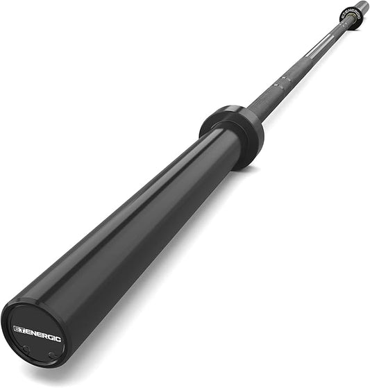 7ft Olympic Barbell 40LB Bar Load 700lbs Capacity Available Men's Barbell with Hard Chrome Sleeves for 2" Olympic Plates, 2 Inch Barbell Bar for Squats, Deadlifts, Presses, Rows and Curls