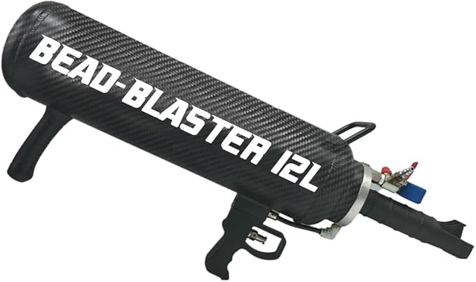 LAUCO Handheld Tire Bead Seater - Professional Automotive Tool, Carbon Fiber Bead Seater Blaster Tool with Rapid Air Release, Tire Inflator for Cars/Trucks/Commercial Vehicles(2.6-gal Tank /12 Liter)