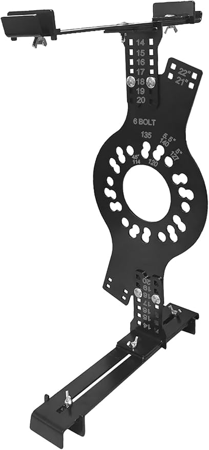 14"-22" Wheel Fitment Simulator Tool, 6 LugTire Rim Size Measuring Mockup Tool, Wheel Offset Measuring Tool