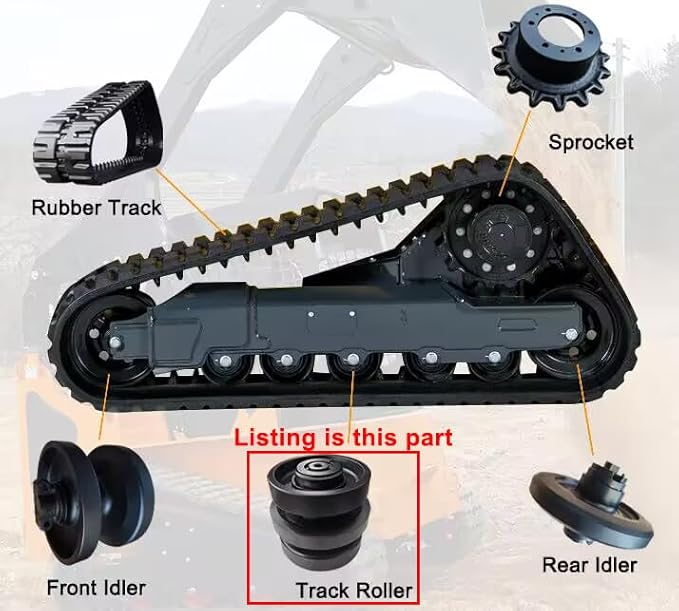 Track Roller For Kubota SVL90-2 CTL Compact Track Loader Bottom Roller Heavy Duty
