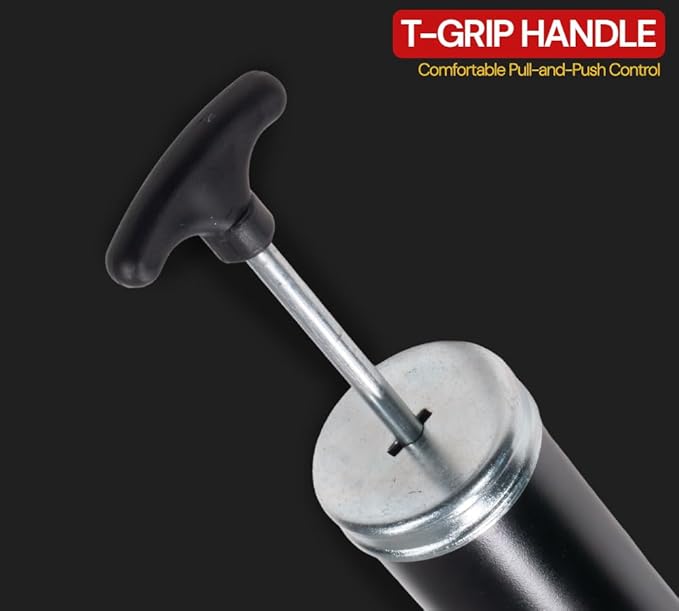 Mytee Products Automotive Fluid Extractor Pump Compatible with Non-Corrosive Fluids, Gear Oils, Lubricants, and Engine Oil - 16 Oz Suction Gun with 12" Vinyl Hose & Manual Oil Change Syringe