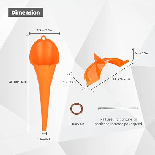 Oil Filter Cap Wrench Oil Change Kit: Crankcase Fill Funnel, Primary Case& Drip-Free Oil Filter Funnel+ 50Pcs Fluorine Rubber O-Ring Primary Drain Plugs fit for Harley Sporster Dyna