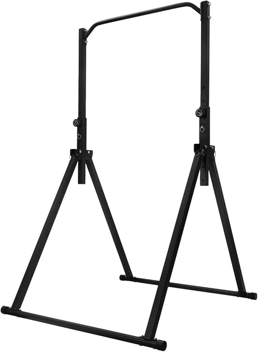 440lbs Foldable Pull Up Station, Height Adjustable Pull Up Bar for Home Gym, Multi-Function Workout Training Equipment