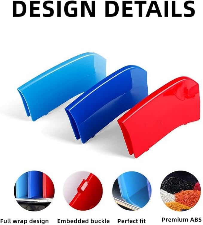 Automotive Grill Inserts for BMW X5 F15 2014-2018 and X6 F16 2015-2019 7-Beam,(NOT for series Dual-Beam) Front Grille Accessories