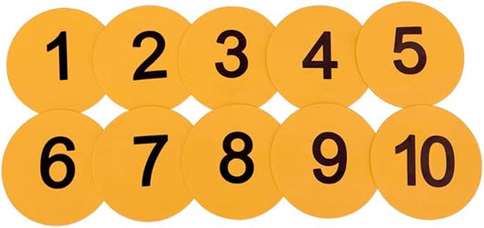 8inch Numbered Floor Spot Markers