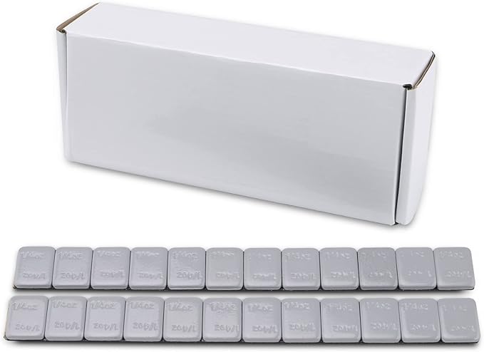 1/4 Oz Stick on Wheel Weights (1box，576pcs,144oz), Grey Adhesive Backed Wheel Weights for Cars, Trucks, SUVs, Motorcycles, Low Profile