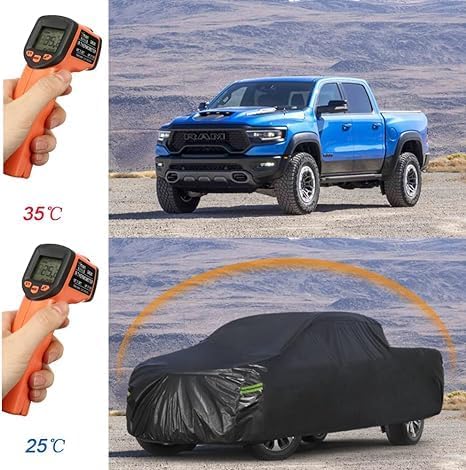 Waterproof Truck Cover Fit Honda Ridgeline from 2006 to 2024, 7 Layers Heavyduty Full Pickup Cover All Weather,Outdoor Sun UV Rain Dust Protection. (from US Warehouse, Arrive Within 3-7 Days)