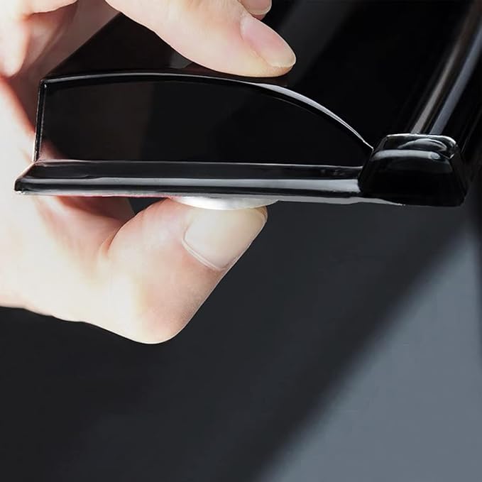 NI60 Original Side Window Wind Vent Deflector,4pcs Outside Mount Tape-On Nice Sun Rain Guards Set,Window Visor fit for 2017-2023 Nissan Armada