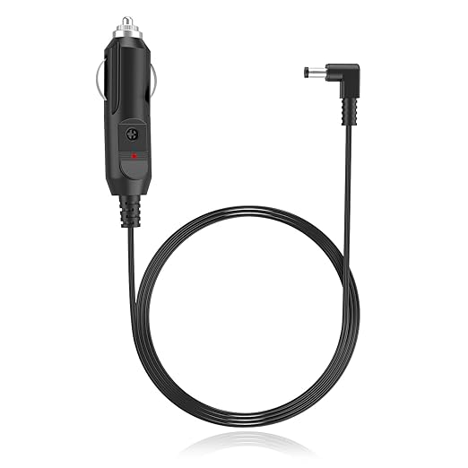 12V Replacement Charging Cable for Towmate Towlight Bars - Compatible with TM22G Limelight & All Light Duty Towmate Lights - Standard DC Charge End