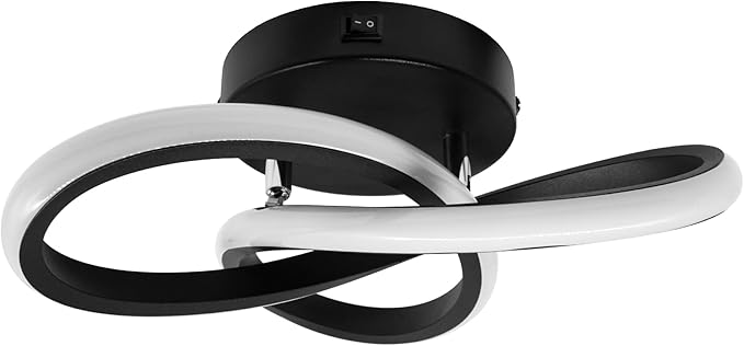 LED RV Interior Lighting (Dia: 10.2''), 12V RV Pendant Light Fixture with Switch - 4000K Cool White, Dimmable Ceiling Light for RV Motorhome Camper Dinette, Kitchen