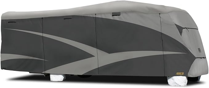 ADCO 52845 Designer Series SFS Aqua Shed Class C RV Cover - 29'1" - 32' ,Gray