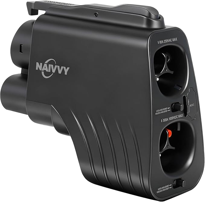 2-in-1 Tesla to CCS/J1772 Adapter DC/AC Fast Charging Converter for US Standard EVs, Compatible with Tesla Superchargers & Level 1/2/3 Charging Stations (Tesla to ccs/J1772)