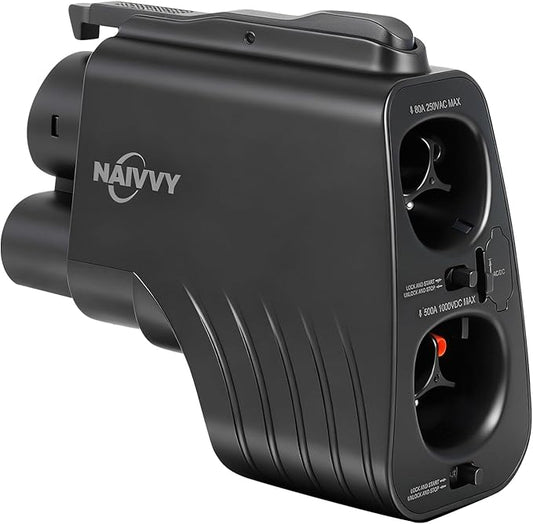 2-in-1 Tesla to CCS/J1772 Adapter DC/AC Fast Charging Converter for US Standard EVs, Compatible with Tesla Superchargers & Level 1/2/3 Charging Stations (Tesla to ccs/J1772)