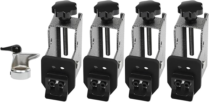 4Pcs Motorcycle Tire Changer Adapter with Duck Head, #45 Steel Structure Tire Adapter Rim Clamp Compatible with ATV Motorcycle Cars Tires