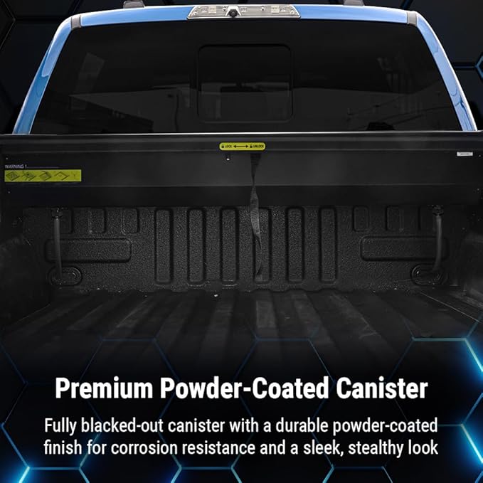 Syneticusa AR Automatic Retract Hard Tonneau Cover Fits 2007-2025 Chevy Silverado/GMC Sierra 1500 5'8" (69.9”) Truck Bed Retractable Waterproof T-Slot Rails