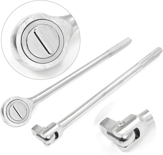 Stark USA 21 Pieces Socket Set 3/4-Inch Drive Wrench 6-Points Socket Ratchet Extension Bar SAE