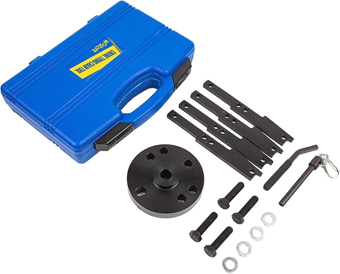 Wostore Cam Timing Tool Kit 3163021 with Jake Brake Adjustment Tool 3163021 7MM Feeler Gauge Compatible with Cummins ISX ASX X15 Engine (2007-2017), 3163020 Crank Pin and 3163069 Puller(16PCS)
