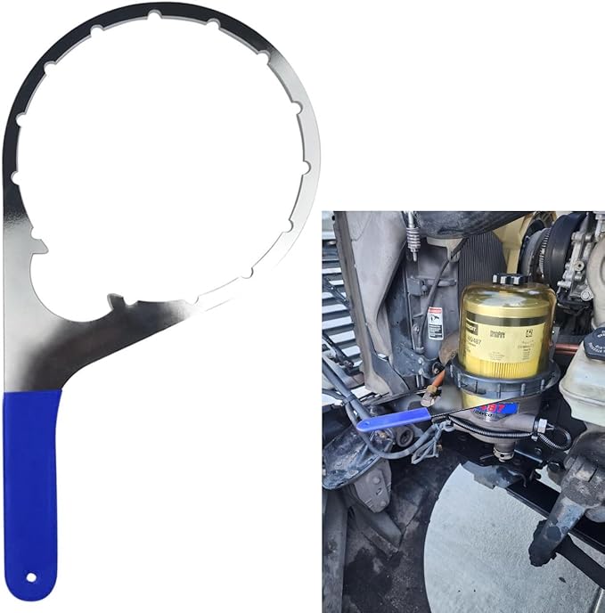 6 Inch & 8 Inch Colar/Vent Cap Fuel Filter Wrench for 380134 382 & 482 483 782 Compatible with Detroit Diesel Truck Engines Cummins Engines, Navistar Engines Diesel DD13, DD15 and DD16