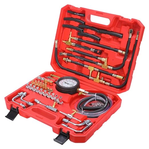 0-140PSIFuel Injection Pressure Tester Kit, Pro Fuel Pressure Tester Kit, Car Truck Motorcycle Diagnostic Tool