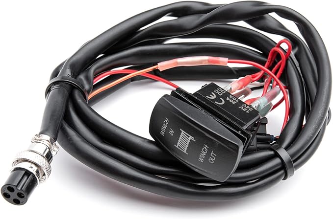 SuperATV 6000 LB Winch Compatible with 2016-2021 Honda Pioneer 1000/1000-5 / Deluxe | 2017-2021 Limited Edition | Ready-Fit Black Ops Winch | Preassembled and Wired | 50' Remote Range