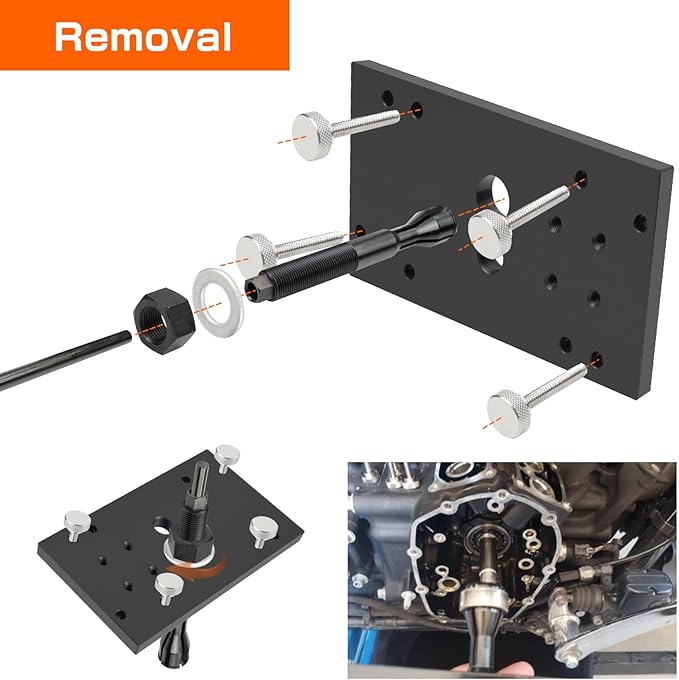 BHB Inner Cam Bearing Installer Tool Remover Puller Tool Compatible with Harley Davidson Milwaukee Eight Engine 2017-2024, Inner Camshaft Bearing Removal and Install Tool M8