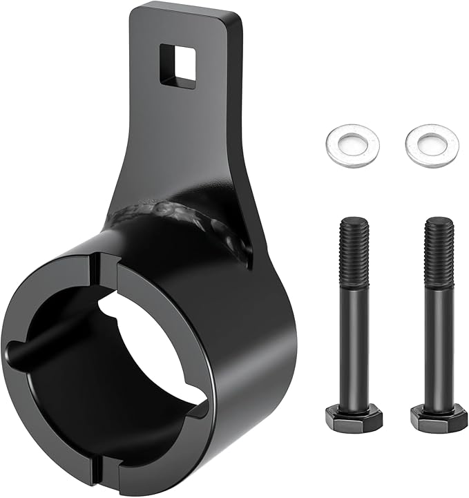 Harmonic Balancer Pulley Holder Tool Compatible with Toyota/Lexus Crankshaft Damper Pulley with 2PCS Crank Bolts Included