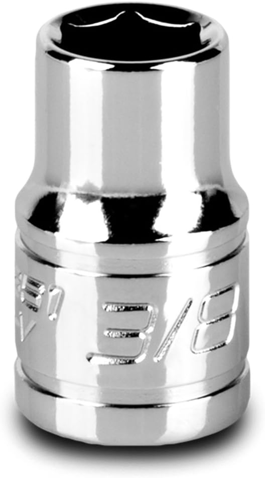 Capri Tools 3/8-Inch Shallow Socket, 3/8-Inch Drive, 6-Point, SAE