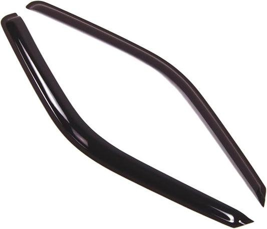 Tuningpros WD2-067 Dark Smoke 2 Pcs Set Window Visor (Outside Mount) Deflector Rain Guard Compatible with 1995-1999 Chevrolet Tahoe