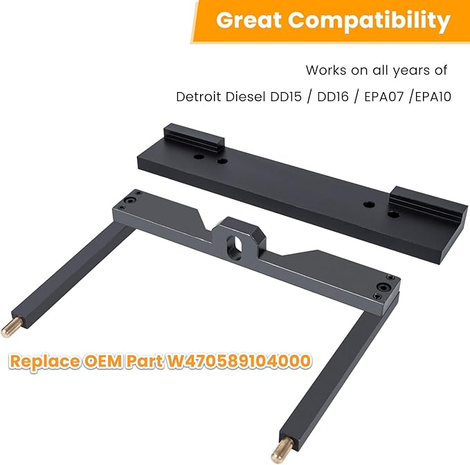 For Detroit Diesel DD15 DD16 Engine Camshaft Timing Tool+TDC Locating Pin+Brake Adjustment Tool 4.6MM&4.1MM+Barring Tool W470589104000 W470589001500 W470589046300/J-46392 W470589042300 W470589022300