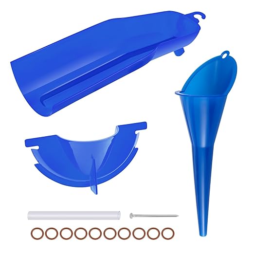 Oil Change Kit for Harley Davidson Touring Sporster Dyna Motorcycle Oil Filter Funnel Primary Case Funnels Drip Free Oil Change Tool Set Accessories (None Wrench)